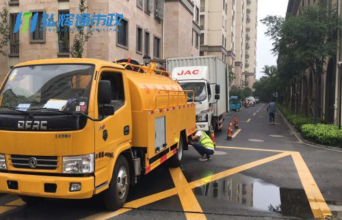 张家港南丰镇小区管道清淤及CCTV检测